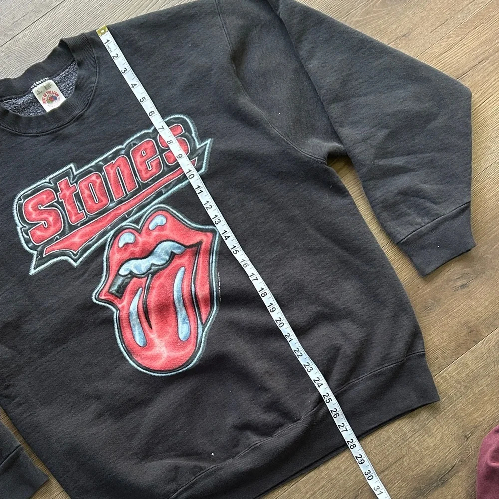 the Rolling Stones Vintage 1994 Sweatshirt with Red Tongue Graphic ! Large